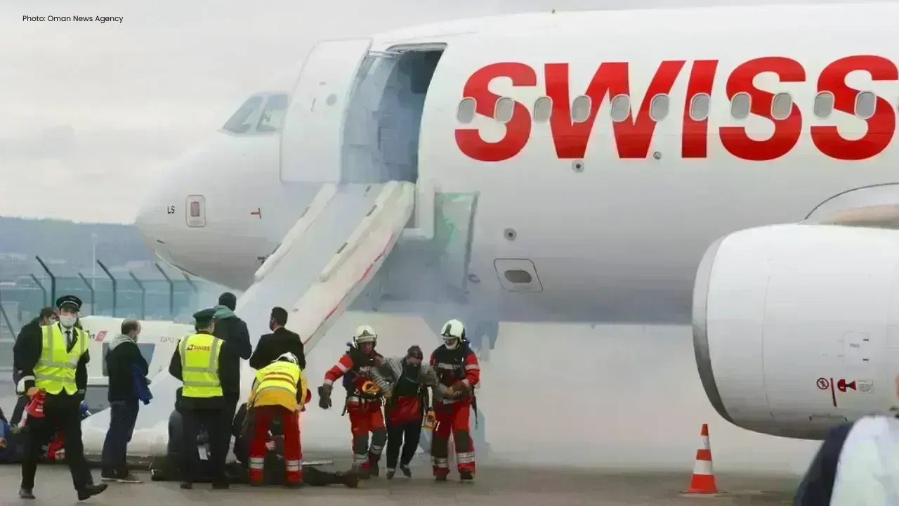Engine Fire Forces Swiss Flight to Abort Takeoff in Delhi