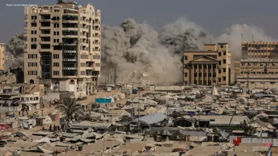 Three Palestinians Killed in Israeli Drone Strike in Northern Gaza