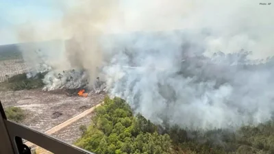 Georgia and Florida Wildfires Spread Amid Severe Drought, Forcing Evacuations
