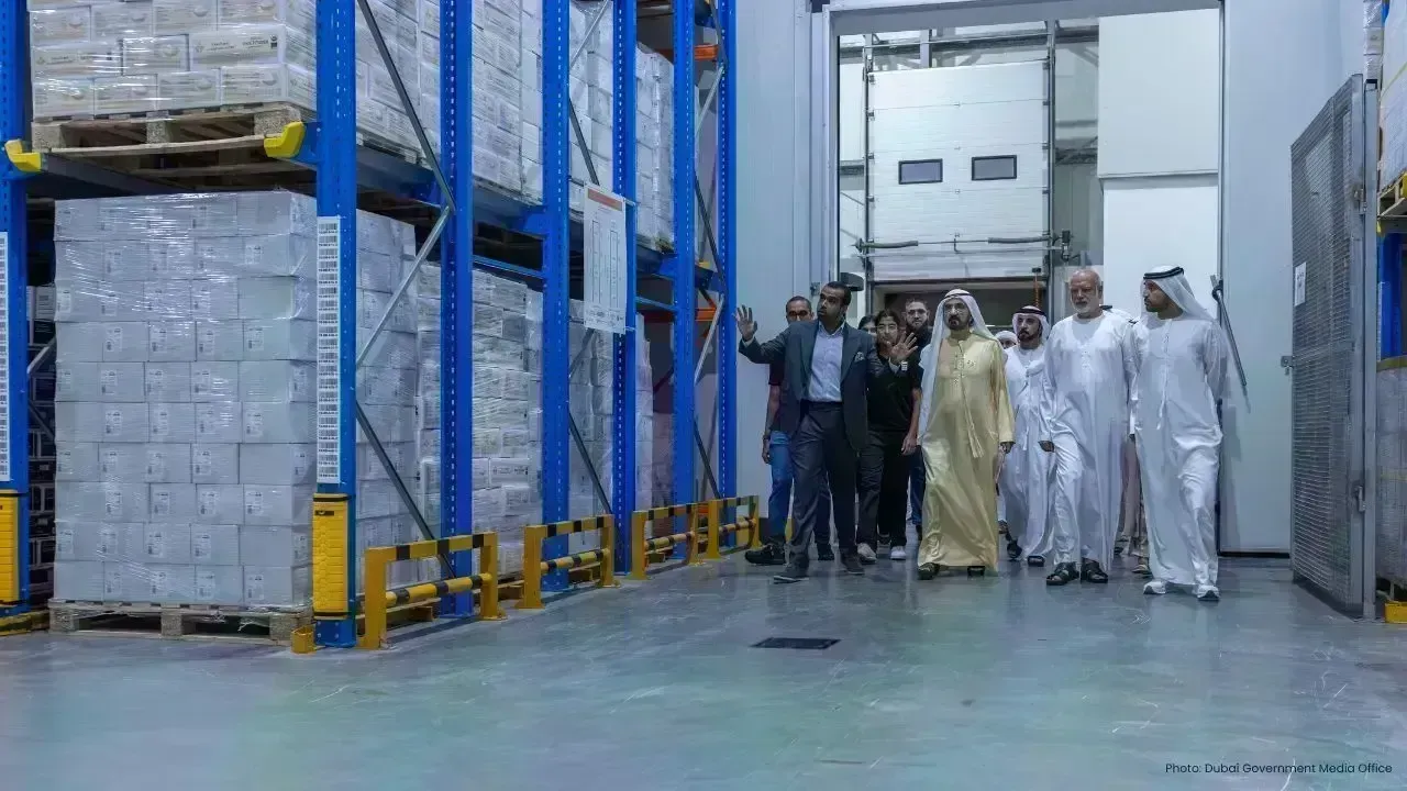 Sheikh Mohammed Explores the World's Largest Dates Factory in Dubai