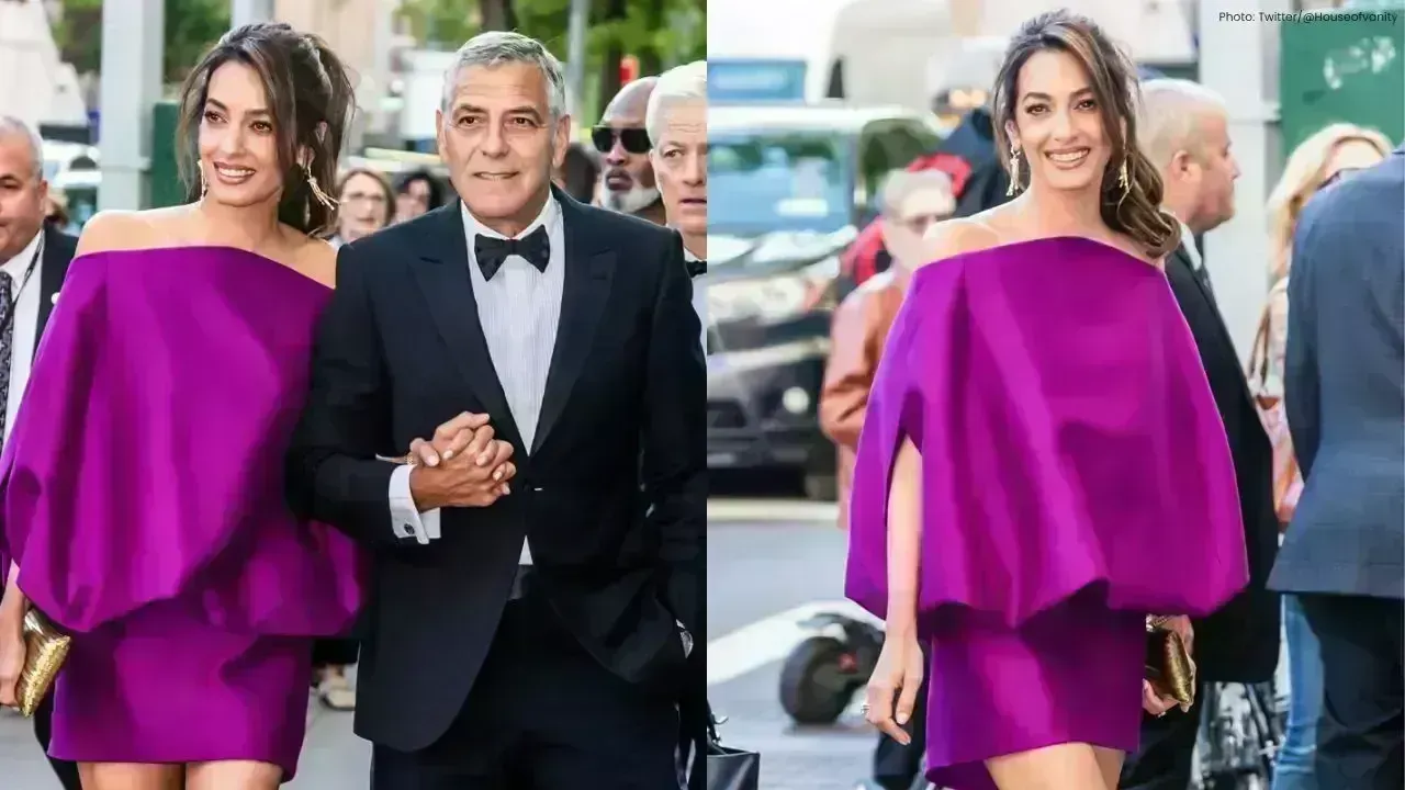 Amal Clooney Dazzles at NYC's Chaplin Gala