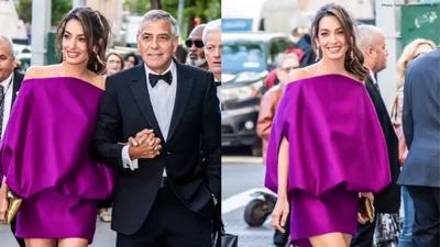 Amal Clooney Dazzles at NYC's Chaplin Gala