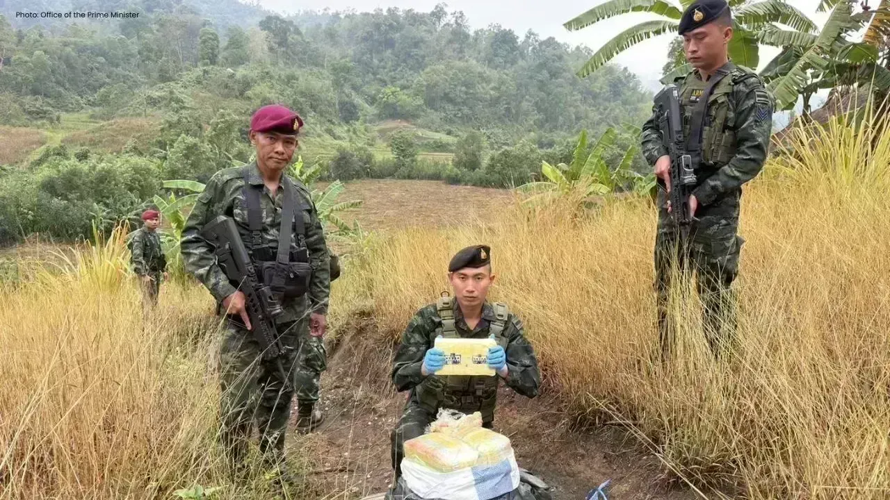 Major Drug Bust in Chiang Rai: Task Force Seizes 2.4 Million Meth Pills