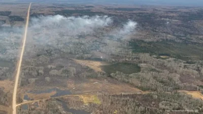 Alberta Wildfire Devastates Properties in Sandy Beach