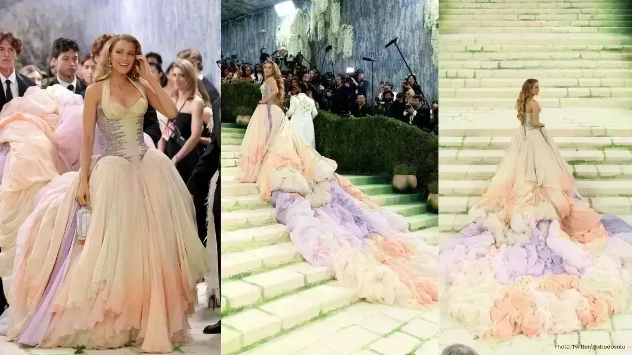 Blake Lively Makes a Dazzling Return in Vintage Versace at Met Gala 2026