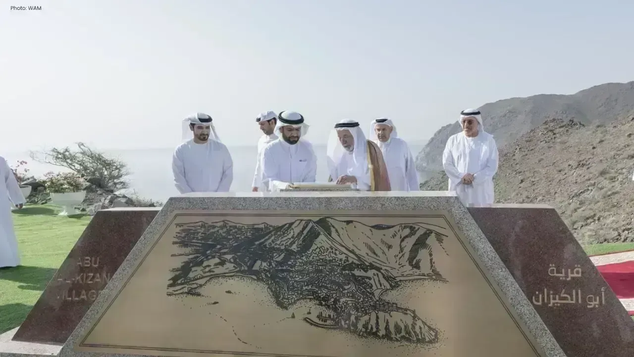 Unveiling of Abu Al Kizan Marine Village in Khorfakkan by Sharjah Ruler