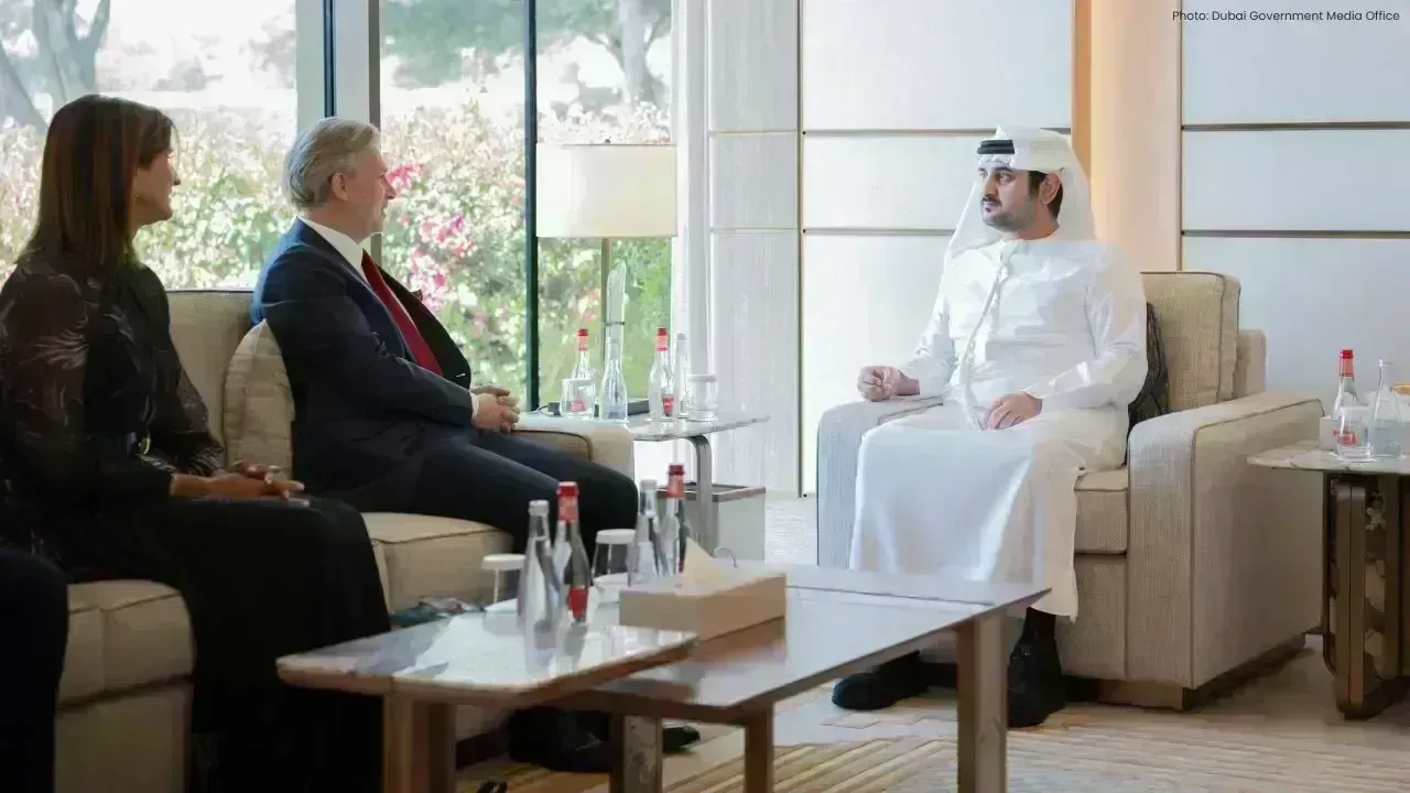 Sheikh Maktoum Engages Cartier CEO in Luxury Retail Dialogue