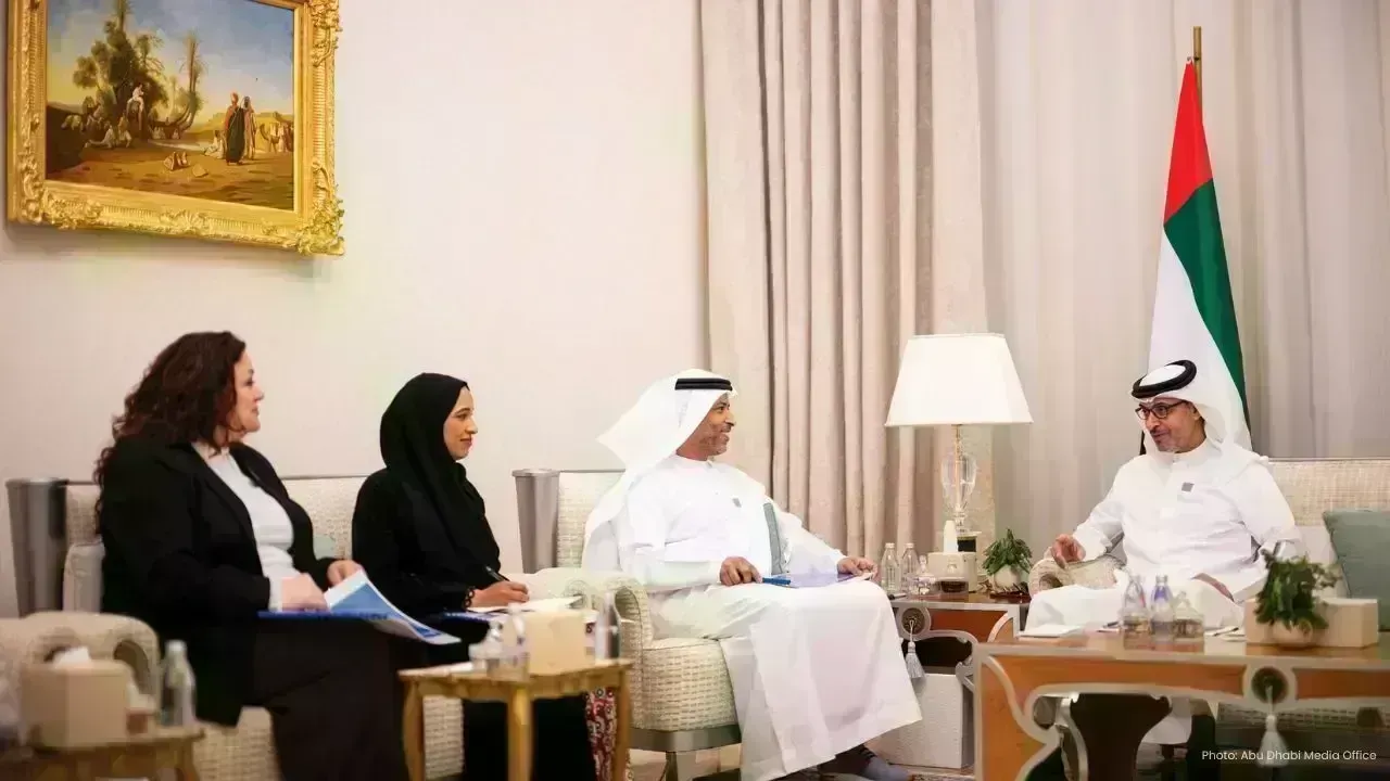 Sheikh Hazza Reviews Innovation at Khalifa University