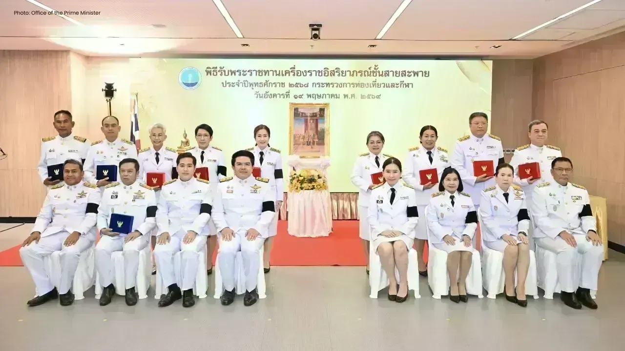 Thailand Celebrates Tourism Ministry Officials with Royal Honors