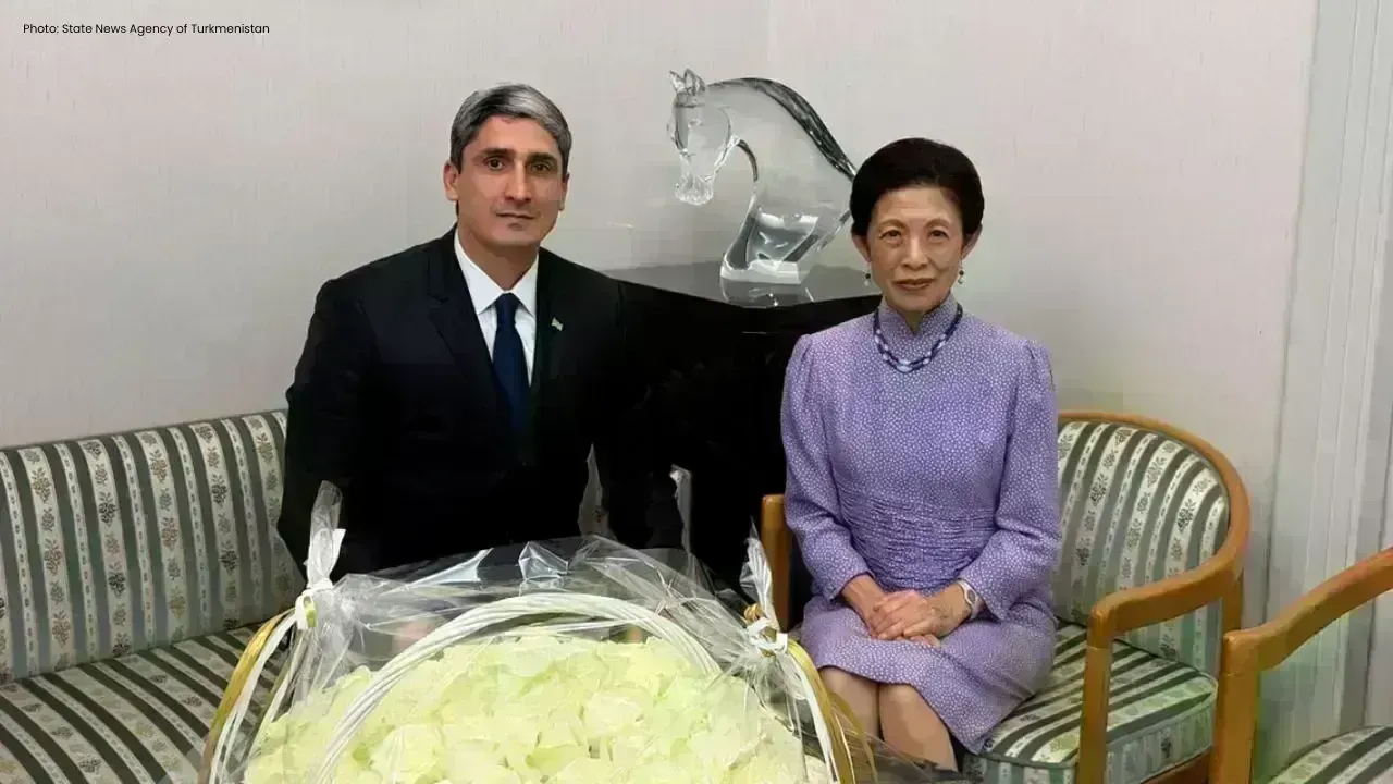Turkmenistan's Ambassador Engages with Princess Takamado in Tokyo