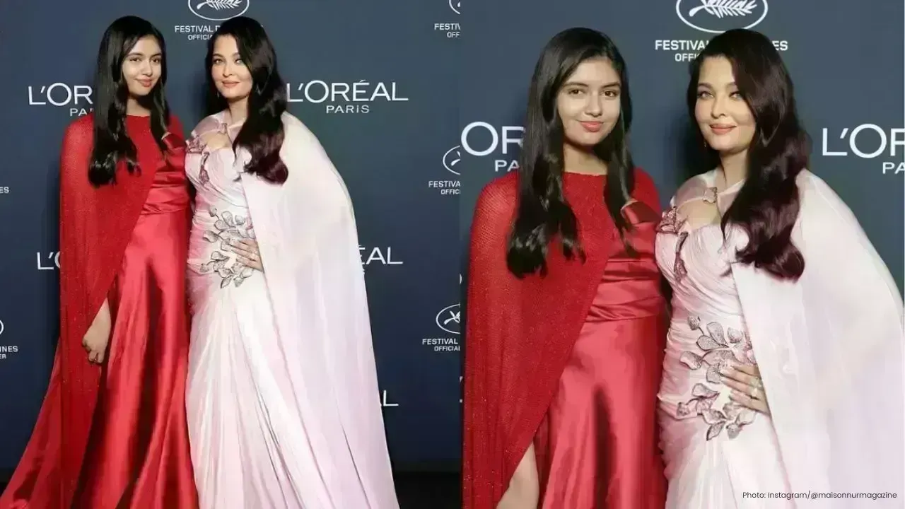 Aishwarya Rai and Aaradhya Dazzle at Cannes Ceremony