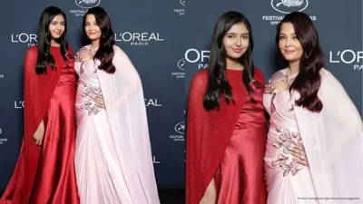 Aishwarya Rai and Aaradhya Dazzle at Cannes Ceremony