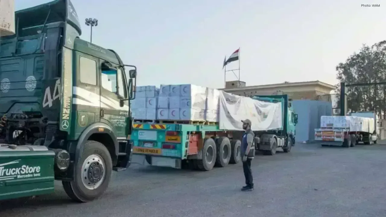 UAE Dispatches 930 Tonnes of Aid to Gaza for Eid Al Adha