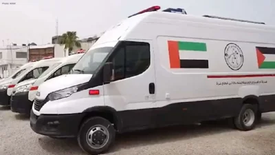 UAE Provides 40 Tonnes of Medical Aid and Ambulances to Gaza