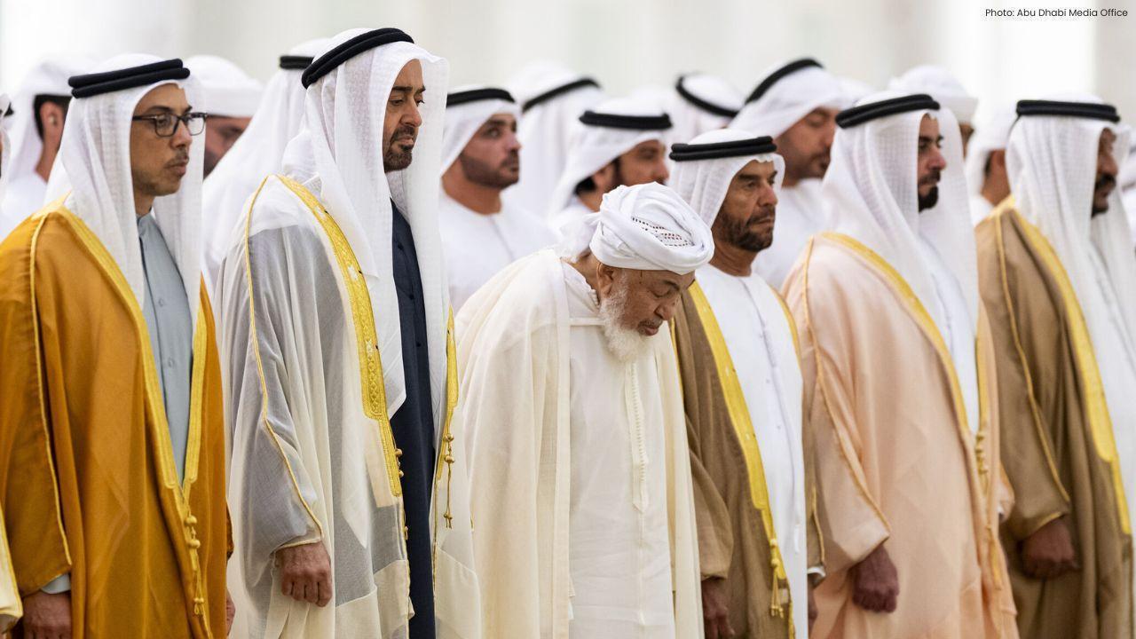 Eid Al-Adha Prayers Held by UAE President at Grand Mosque