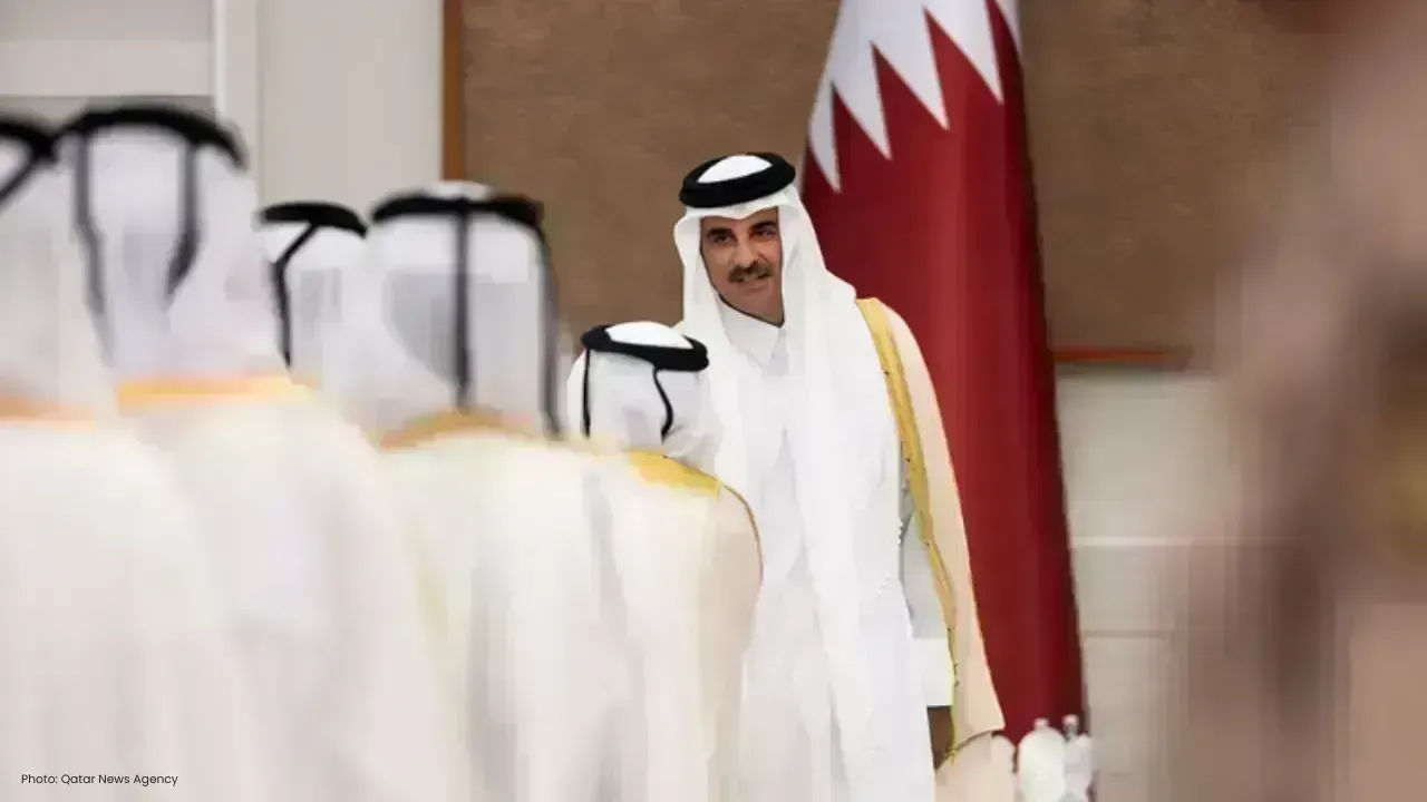 Qatar's Amir Welcomes Eid Al-Adha Celebrants at Lusail Palace