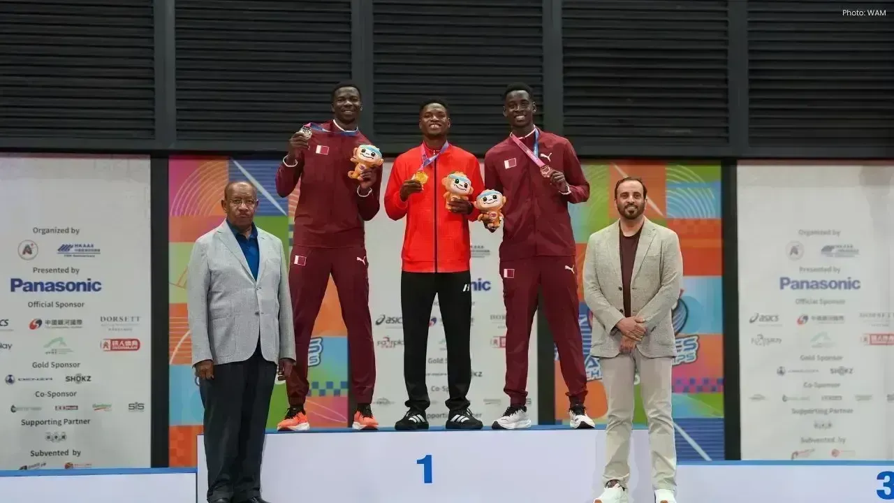 UAE Athletes Achieve Remarkable Double Gold at Asian U20 Championships