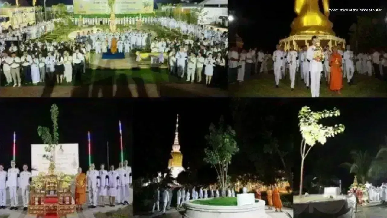 Royal Offerings Mark Thailand's Visakha Bucha Celebrations