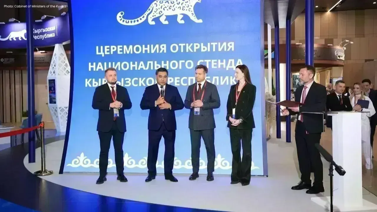 Kyrgyzstan's National Stand Unveiled at SPIEF 2026