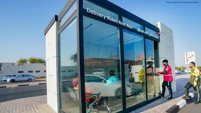 RTA Launches 40 Air-Conditioned Rest Zones for Delivery Personnel in Dubai