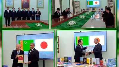Japan Contributes Books to Enhance Education at Turkmen Agricultural University
